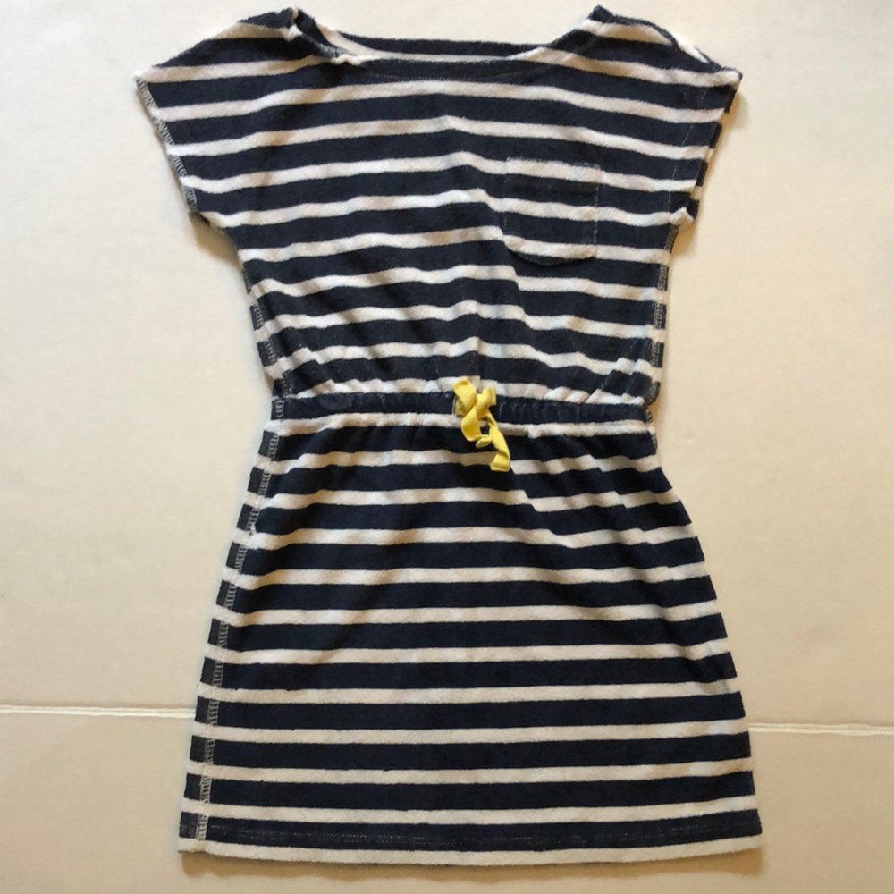 Joe Fresh terry striped swim coverup size 3